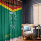 Custom Cameroun Football Window Curtain Allez Les Lions Indomptables