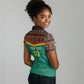 Custom Cameroun Football Women Polo Shirt Allez Les Lions Indomptables