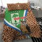 Personalised Equatorial Guinea Bedding Set Bubo Poensis With Coat Of Arms