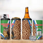 Personalised Equatorial Guinea 4 in 1 Can Cooler Tumbler Bubo Poensis With Coat Of Arms