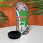 Personalised Equatorial Guinea 4 in 1 Can Cooler Tumbler Bubo Poensis With Coat Of Arms