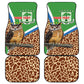 Personalised Equatorial Guinea Car Mats Bubo Poensis With Coat Of Arms