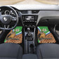 Personalised Equatorial Guinea Car Mats Bubo Poensis With Coat Of Arms