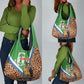 Personalised Equatorial Guinea Grocery Bag Bubo Poensis With Coat Of Arms