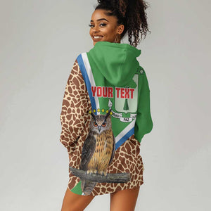 Personalised Equatorial Guinea Hoodie Dress Bubo Poensis With Coat Of Arms