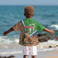 Personalised Equatorial Guinea Kid Hawaiian Shirt Bubo Poensis With Coat Of Arms