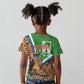 Personalised Equatorial Guinea Kid T shirt Bubo Poensis With Coat Of Arms