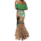 Personalised Equatorial Guinea Mermaid Dress Bubo Poensis With Coat Of Arms