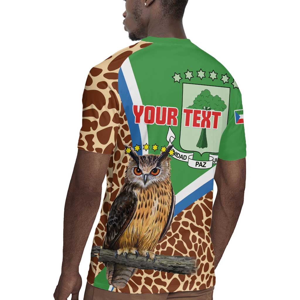 Personalised Equatorial Guinea Rugby Jersey Bubo Poensis With Coat Of Arms