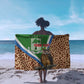 Personalised Equatorial Guinea Sarong Bubo Poensis With Coat Of Arms