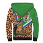 Personalised Equatorial Guinea Sherpa Hoodie Bubo Poensis With Coat Of Arms