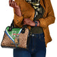Personalised Equatorial Guinea Shoulder Handbag Bubo Poensis With Coat Of Arms
