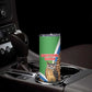 Personalised Equatorial Guinea Skinny Tumbler Bubo Poensis With Coat Of Arms