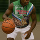 Personalised Equatorial Guinea Sleeveless Zip Hoodie Bubo Poensis With Coat Of Arms - African Pride
