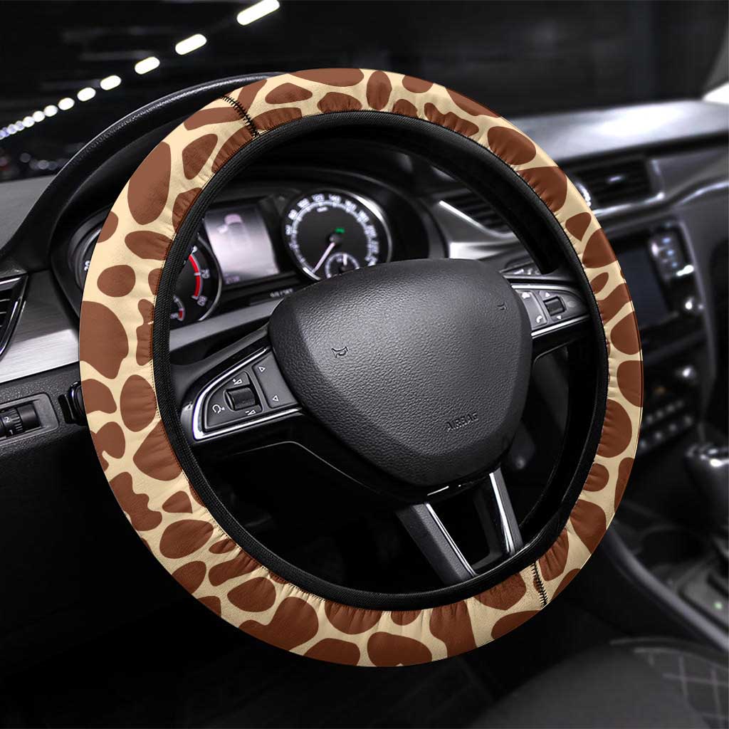 Equatorial Guinea Steering Wheel Cover Bubo Poensis With Coat Of Arms
