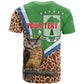 Personalised Equatorial Guinea T shirt Bubo Poensis With Coat Of Arms