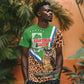 Personalised Equatorial Guinea T shirt Bubo Poensis With Coat Of Arms