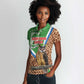 Personalised Equatorial Guinea Women Polo Shirt Bubo Poensis With Coat Of Arms