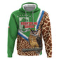 Personalised Equatorial Guinea Zip Hoodie Bubo Poensis With Coat Of Arms