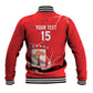 Custom Equatorial Guinea Football Baseball Jacket Go Champions - Red Version