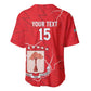Custom Equatorial Guinea Football Baseball Jersey Go Champions - Red Version