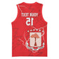 Custom Equatorial Guinea Football Basketball Jersey Go Champions - Red Version - African Pride