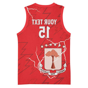 Custom Equatorial Guinea Football Basketball Jersey Go Champions - Red Version - African Pride