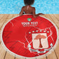 Custom Equatorial Guinea Football Beach Blanket Go Champions - Red Version
