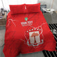 Custom Equatorial Guinea Football Bedding Set Go Champions - Red Version