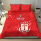 Custom Equatorial Guinea Football Bedding Set Go Champions - Red Version