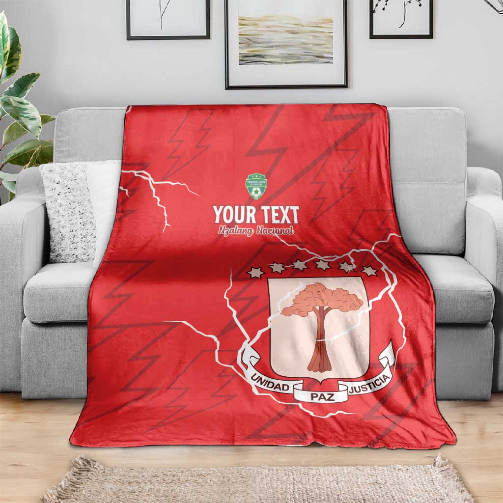 Custom Equatorial Guinea Football Blanket Go Champions - Red Version