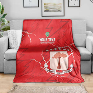 Custom Equatorial Guinea Football Blanket Go Champions - Red Version