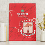 Custom Equatorial Guinea Football Canvas Wall Art Go Champions - Red Version