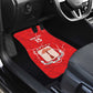 Custom Equatorial Guinea Football Car Mats Go Champions - Red Version