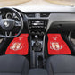 Custom Equatorial Guinea Football Car Mats Go Champions - Red Version