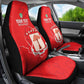 Custom Equatorial Guinea Football Car Seat Cover Go Champions - Red Version