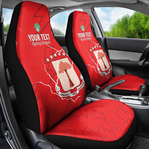 Custom Equatorial Guinea Football Car Seat Cover Go Champions - Red Version