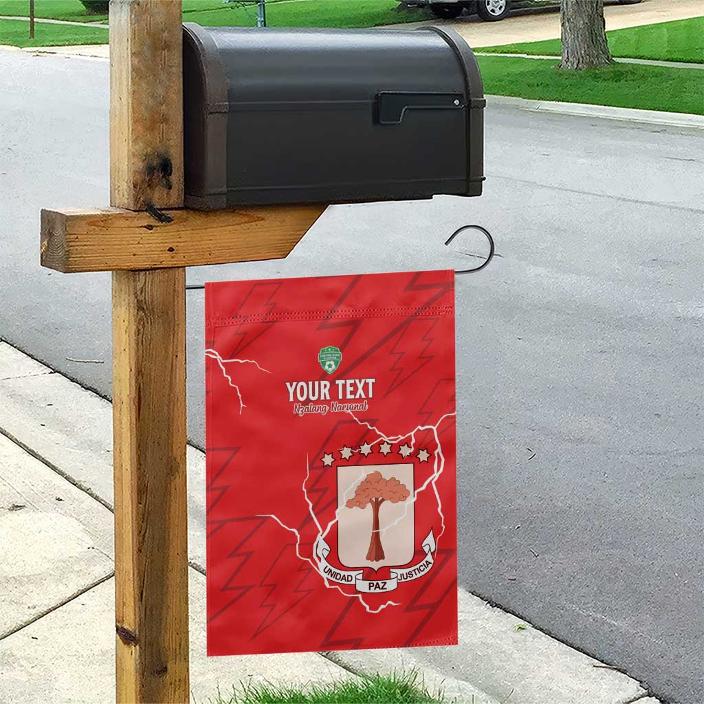 Custom Equatorial Guinea Football Garden Flag Go Champions - Red Version