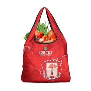 Custom Equatorial Guinea Football Grocery Bag Go Champions - Red Version