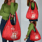 Custom Equatorial Guinea Football Grocery Bag Go Champions - Red Version