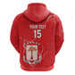 Custom Equatorial Guinea Football Hoodie Go Champions - Red Version
