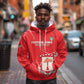 Custom Equatorial Guinea Football Hoodie Go Champions - Red Version