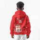Custom Equatorial Guinea Football Kid Hoodie Go Champions - Red Version