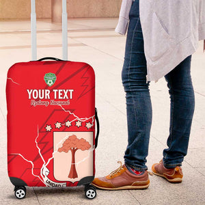 Custom Equatorial Guinea Football Luggage Cover Go Champions - Red Version