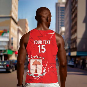 Custom Equatorial Guinea Football Men Tank Top Go Champions - Red Version