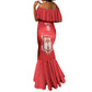 Custom Equatorial Guinea Football Mermaid Dress Go Champions - Red Version