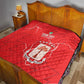 Custom Equatorial Guinea Football Quilt Go Champions - Red Version