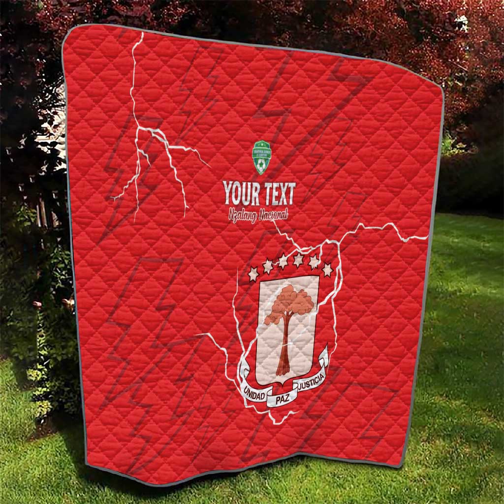Custom Equatorial Guinea Football Quilt Go Champions - Red Version