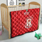 Custom Equatorial Guinea Football Quilt Go Champions - Red Version