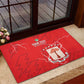 Custom Equatorial Guinea Football Rubber Doormat Go Champions - Red Version
